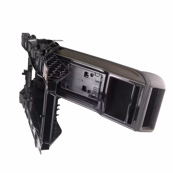 PA66+GF30 Präzisions-Steckergehäuse, 2K-Kunststoff-Einsatzformung, Umspritzung, Dual-Spritzgussform, kundenspezifische Kunststoff-Spritzgussform OEM